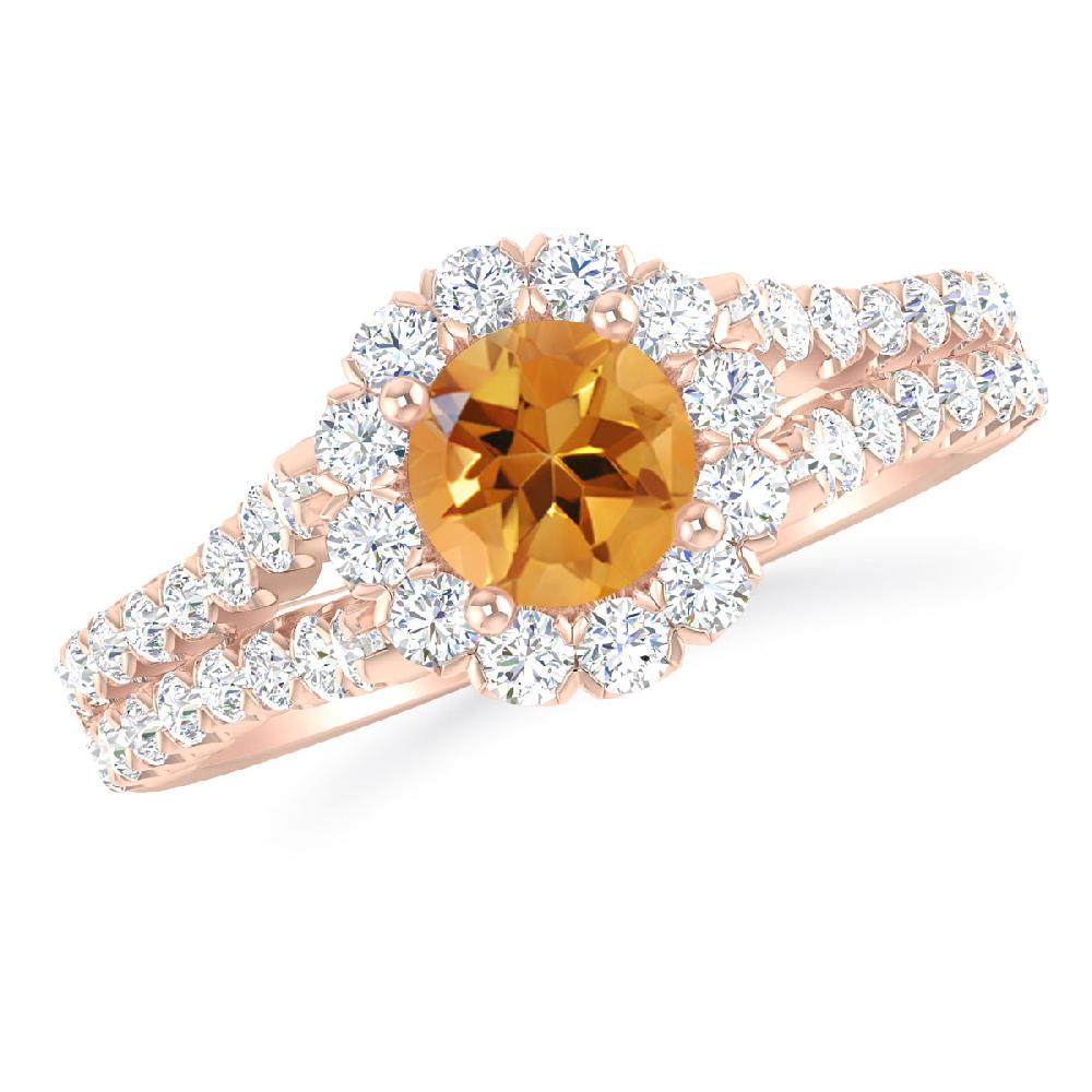 Rose Gold - Citrine