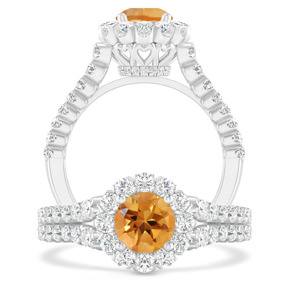 White Gold - Citrine