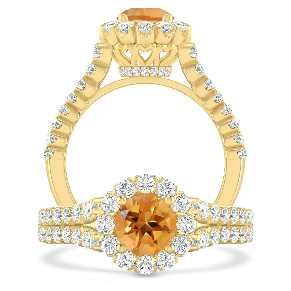 Yellow Gold - Citrine