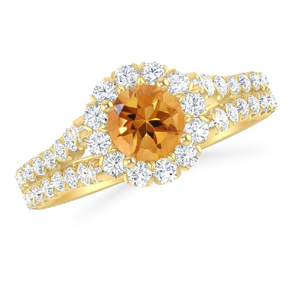 Yellow Gold - Citrine