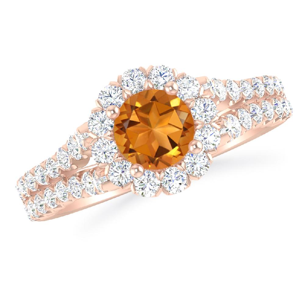 Rose Gold - Citrine