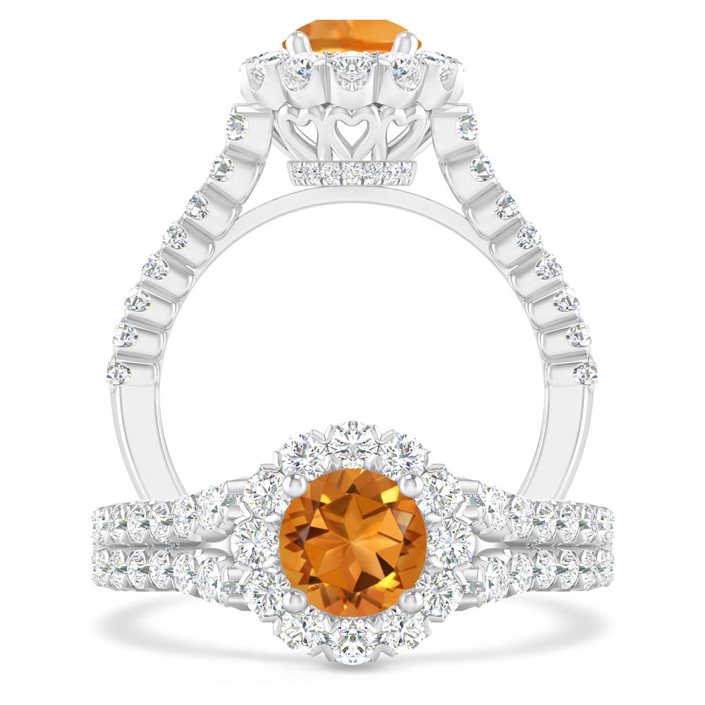 White Gold - Citrine