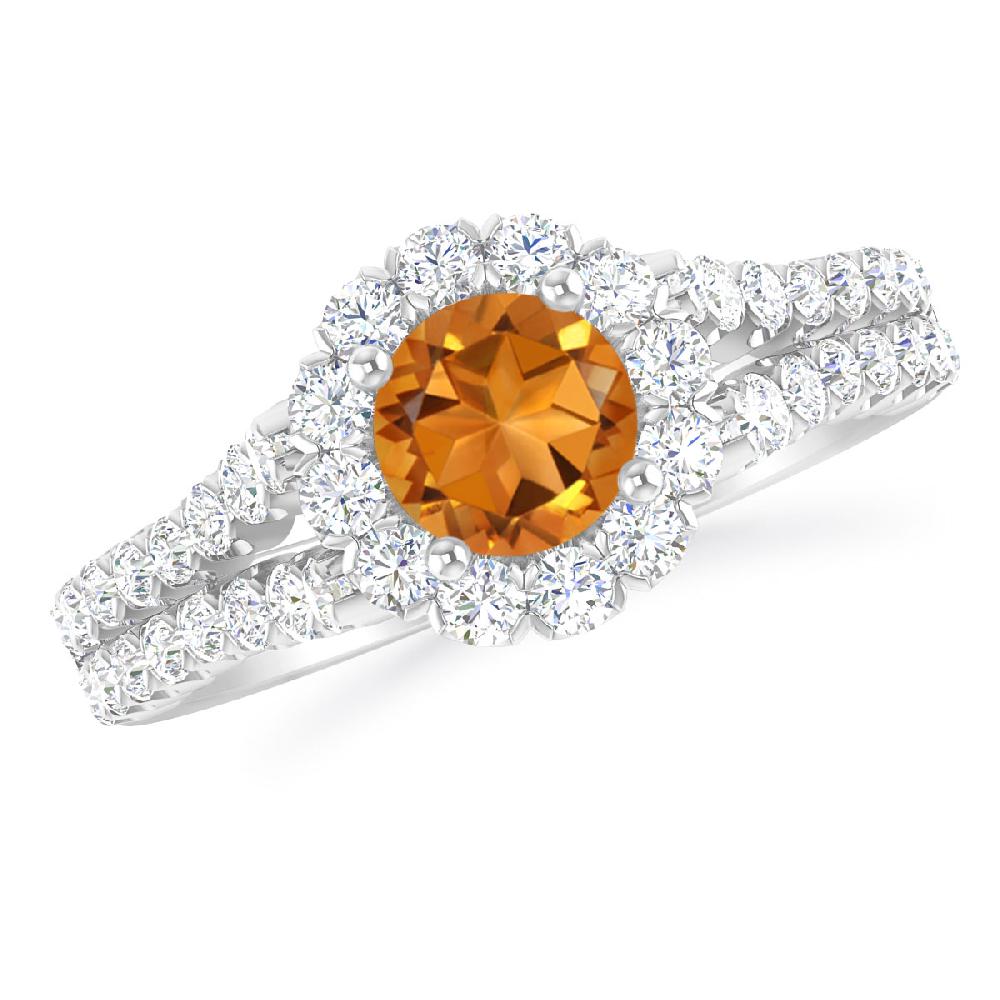 White Gold - Citrine