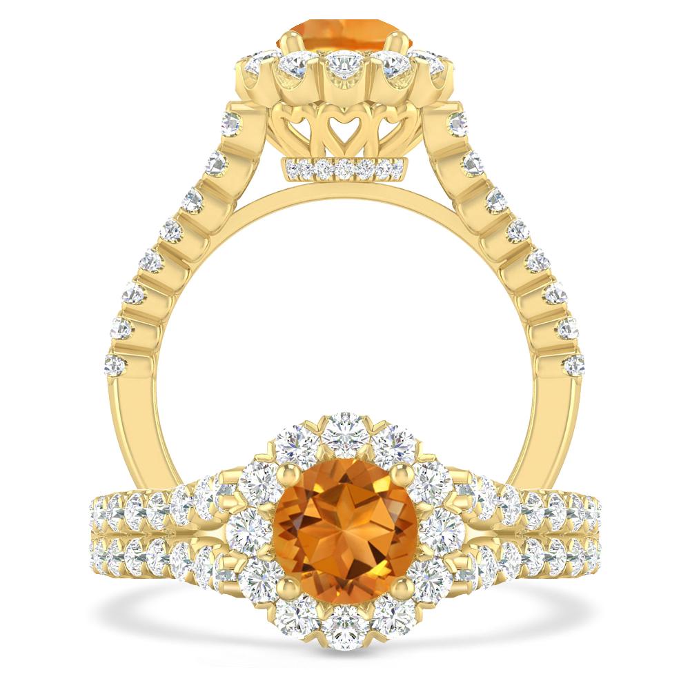 Yellow Gold - Citrine