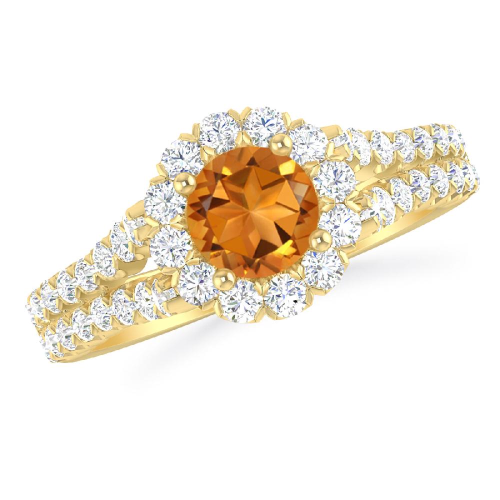 Yellow Gold - Citrine