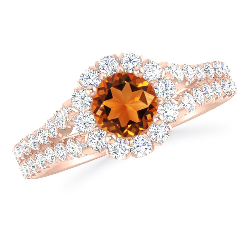 Rose Gold - Citrine