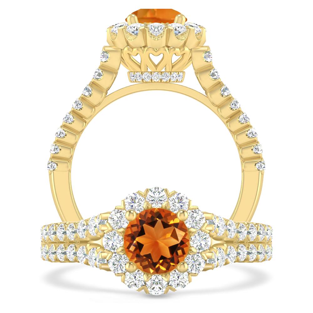 Yellow Gold - Citrine