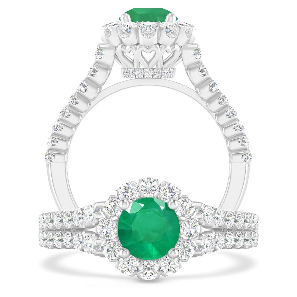 White Gold - Emerald