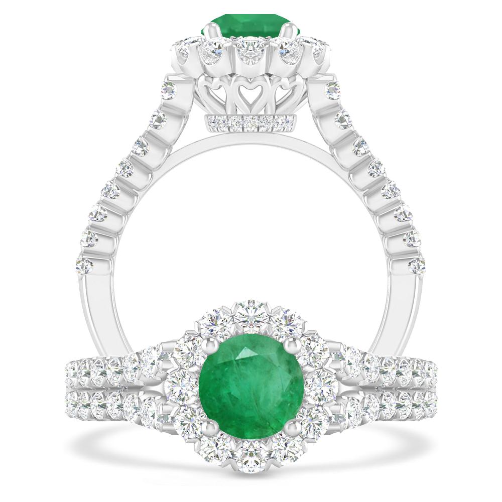 White Gold - Emerald