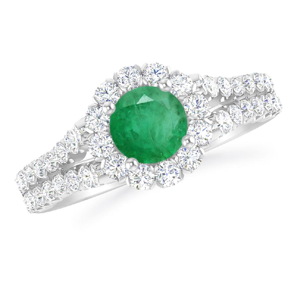 White Gold - Emerald