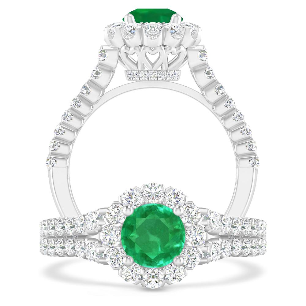 White Gold - Emerald