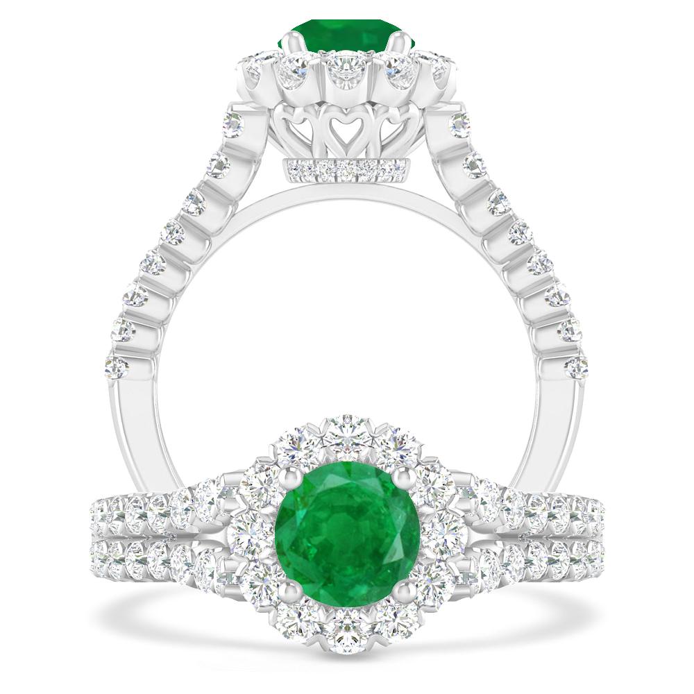 White Gold - Emerald