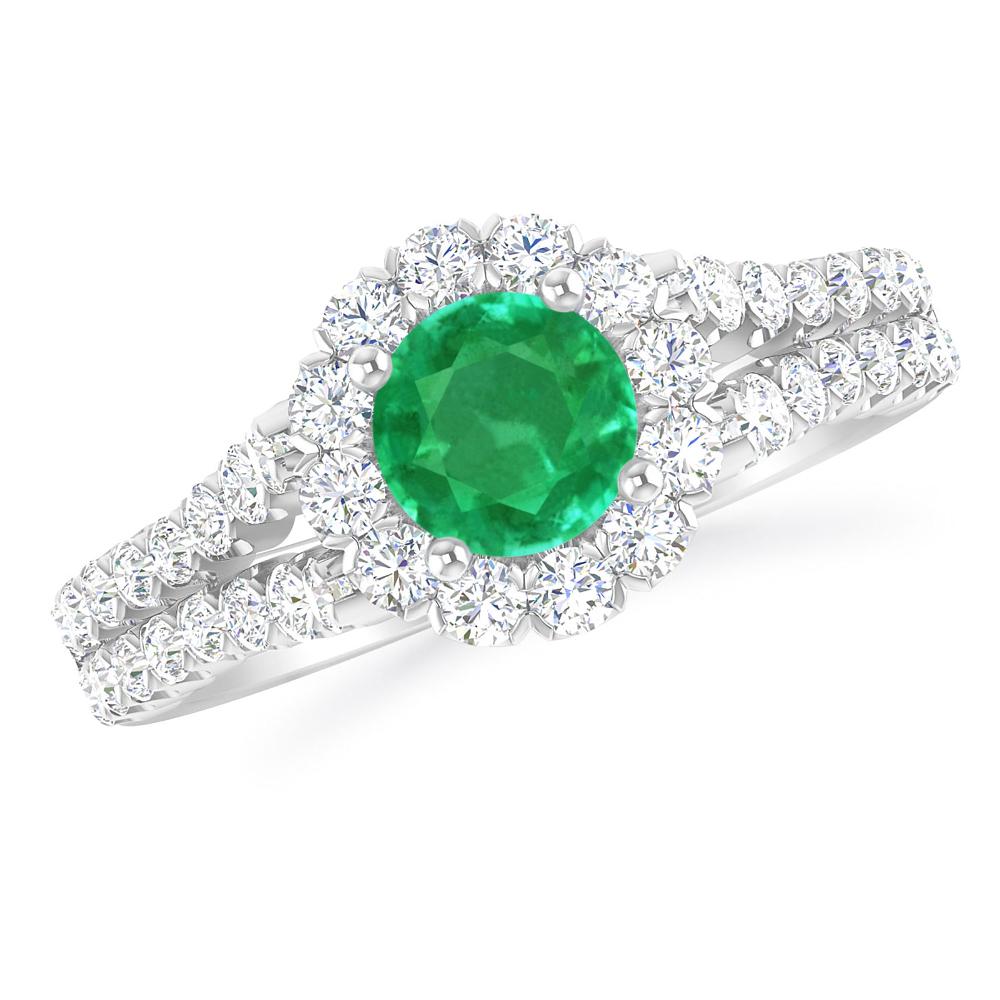 White Gold - Emerald