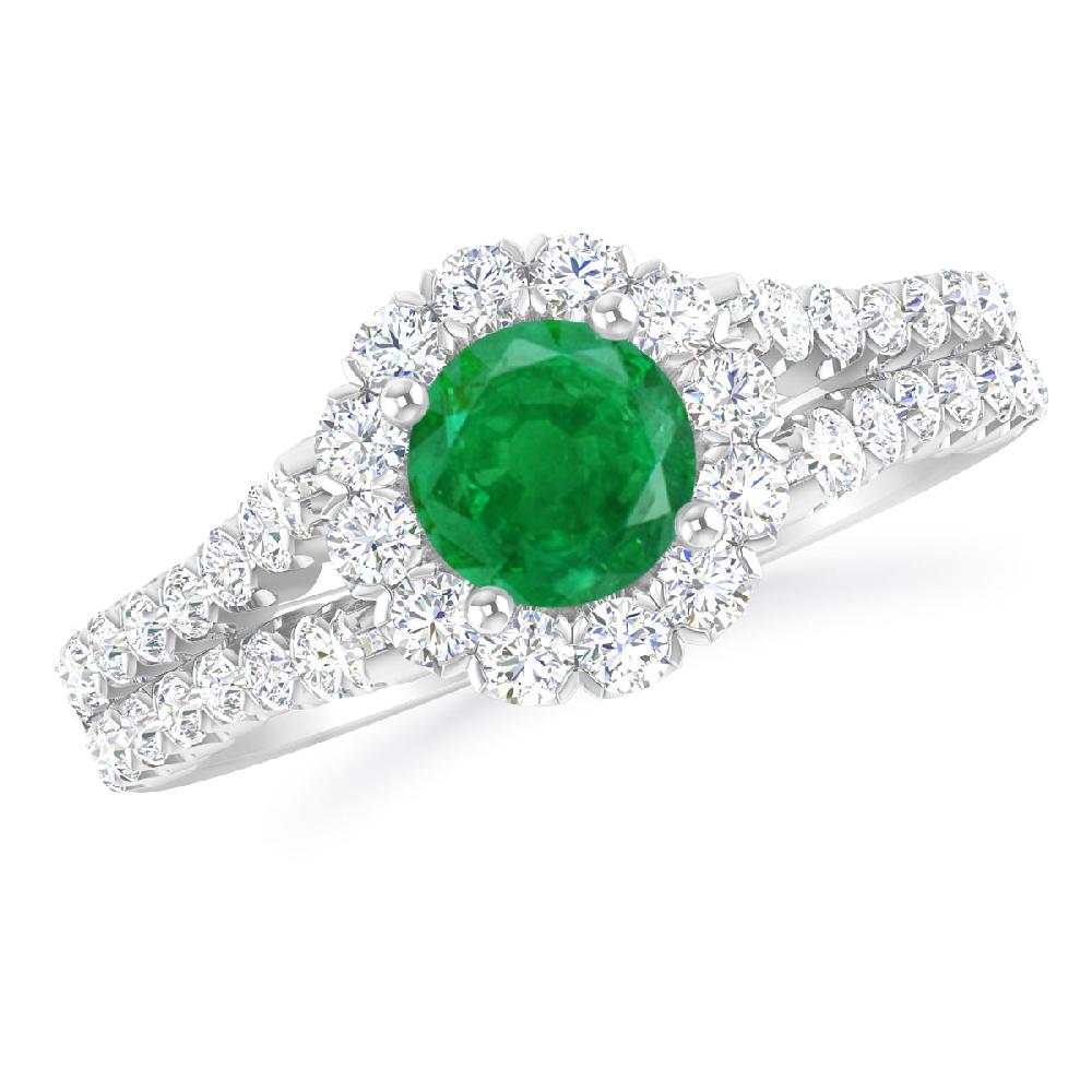 White Gold - Emerald