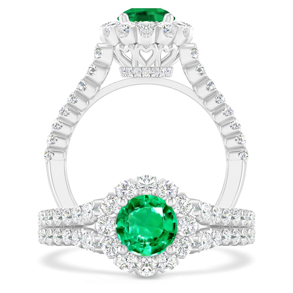 White Gold - Emerald