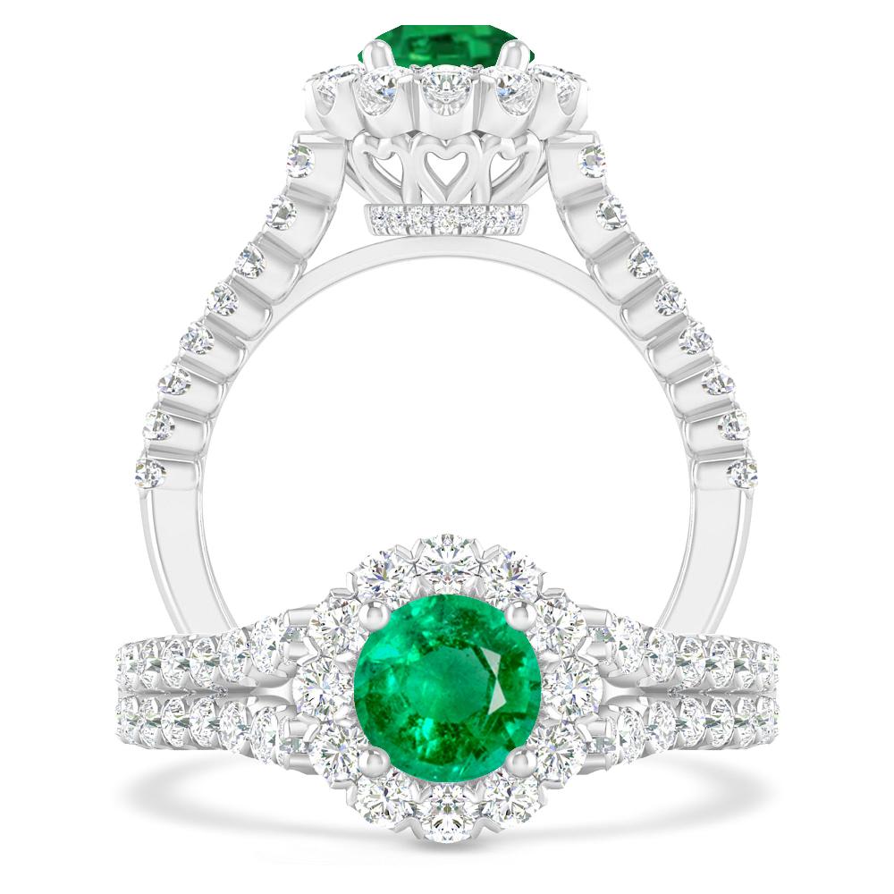 White Gold - Emerald