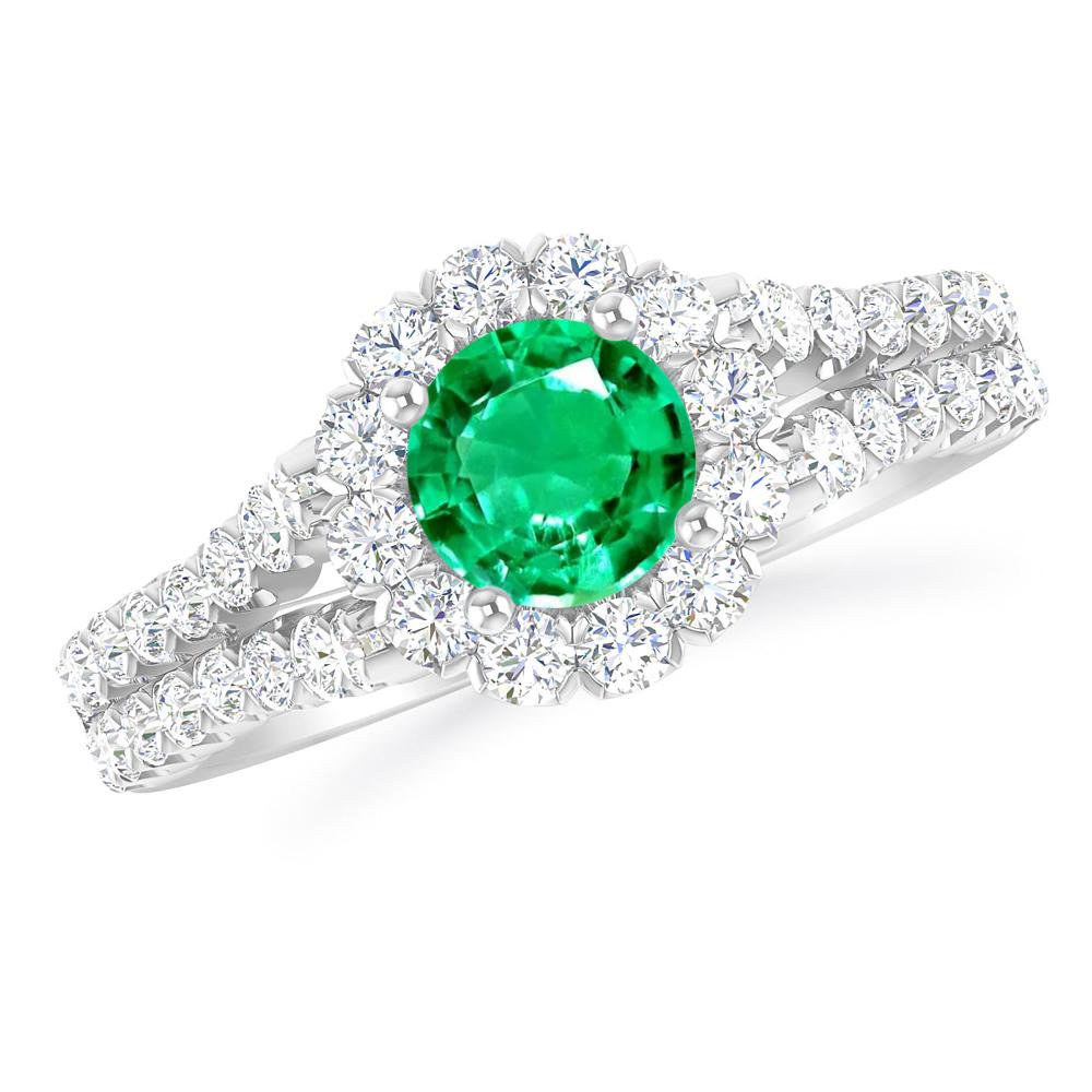 White Gold - Emerald