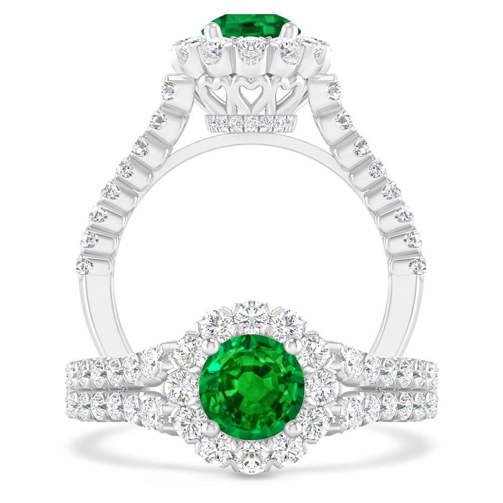 White Gold - Emerald