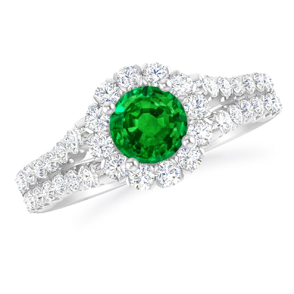 White Gold - Emerald