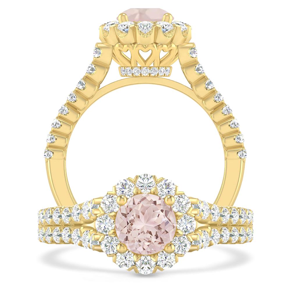 Yellow Gold - Morganite