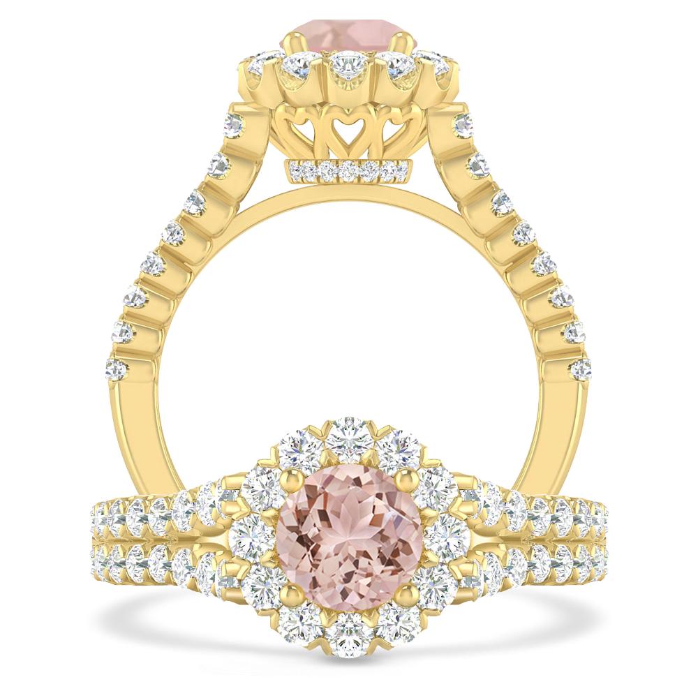 Yellow Gold - Morganite