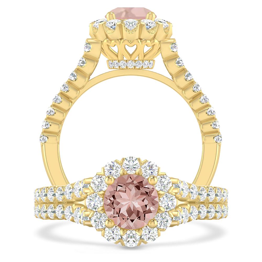 Yellow Gold - Morganite