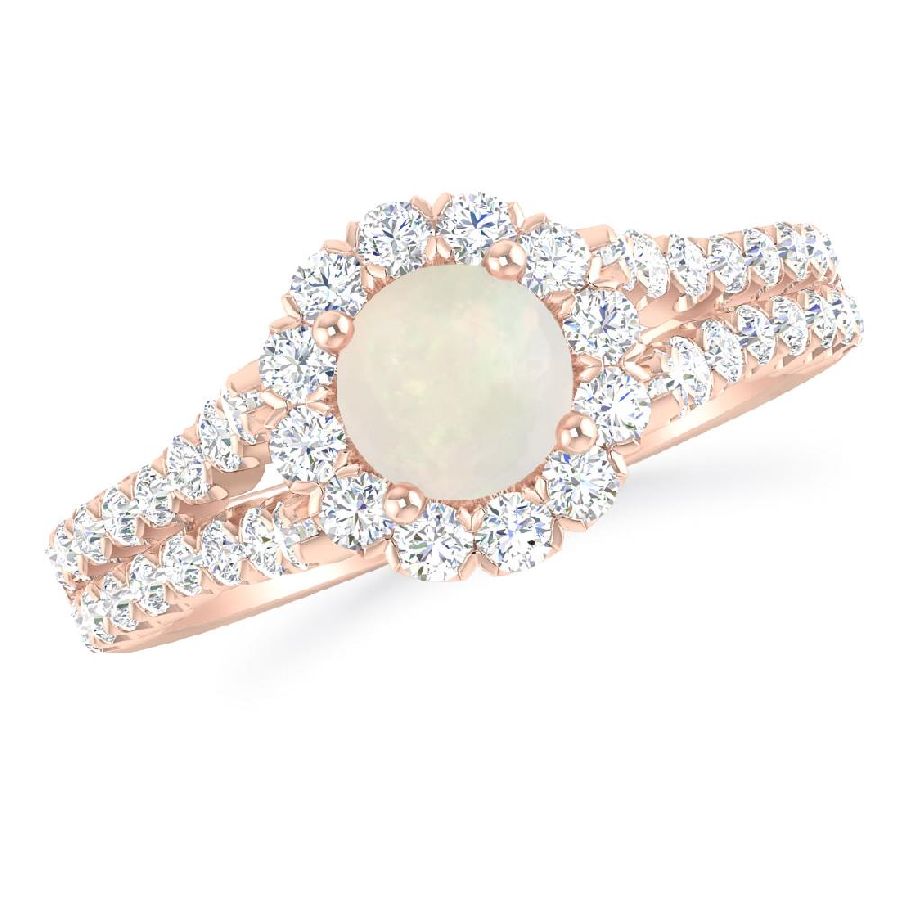 Rose Gold - Opal