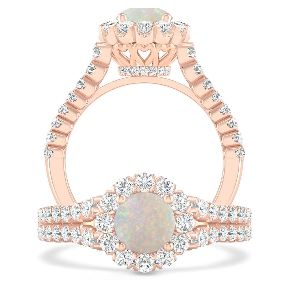 Rose Gold - Opal