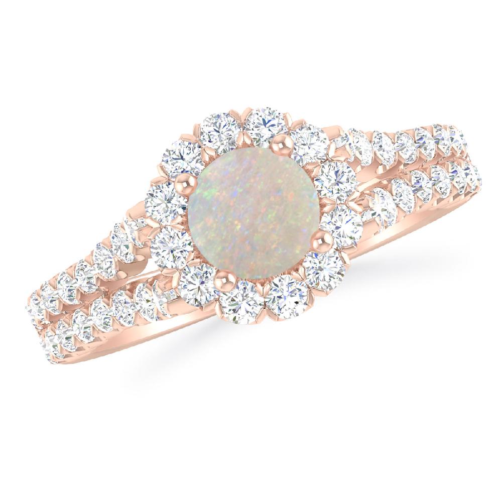 Rose Gold - Opal