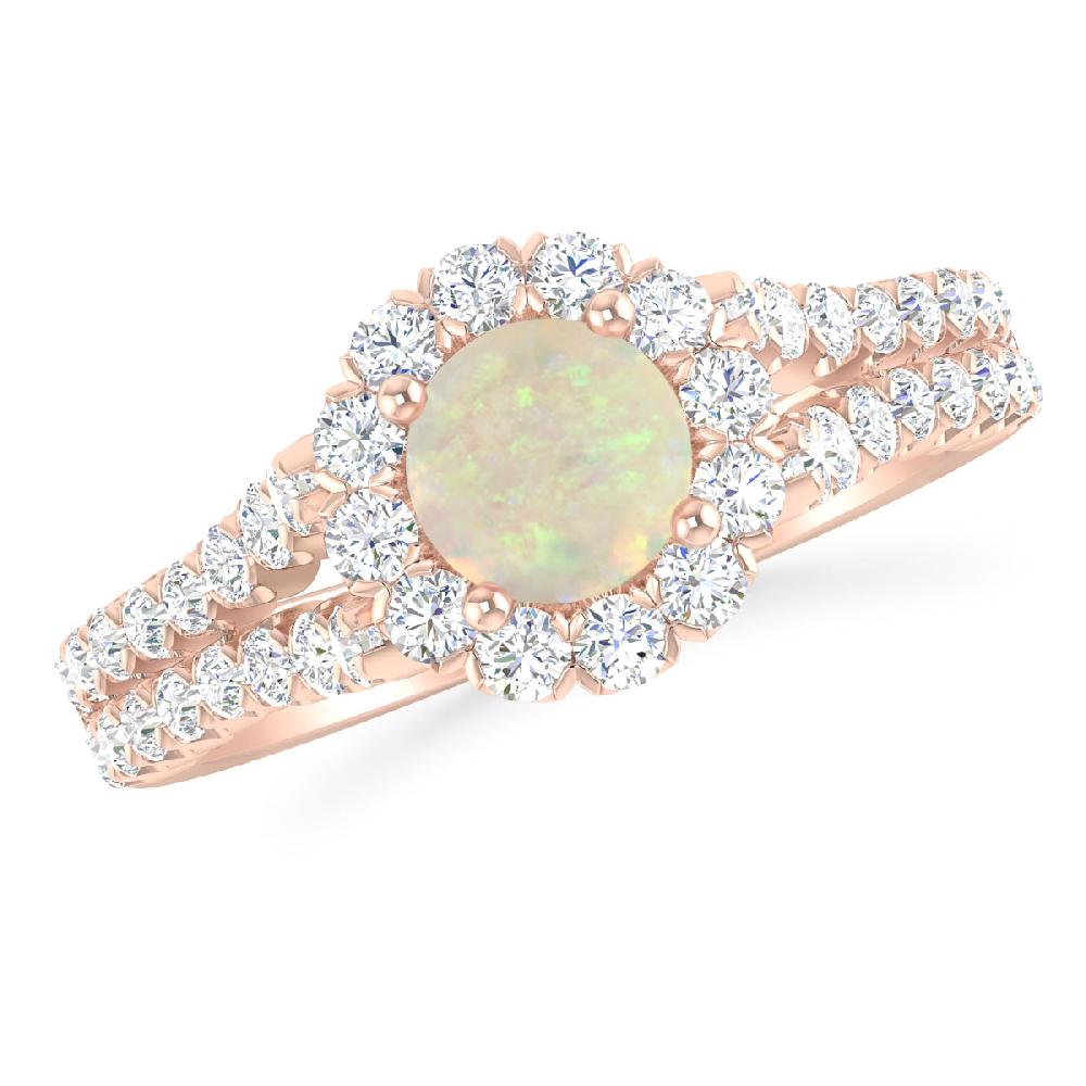 Rose Gold - Opal