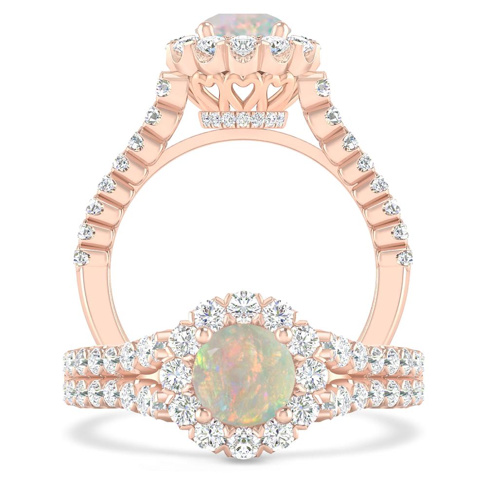 Rose Gold - Opal