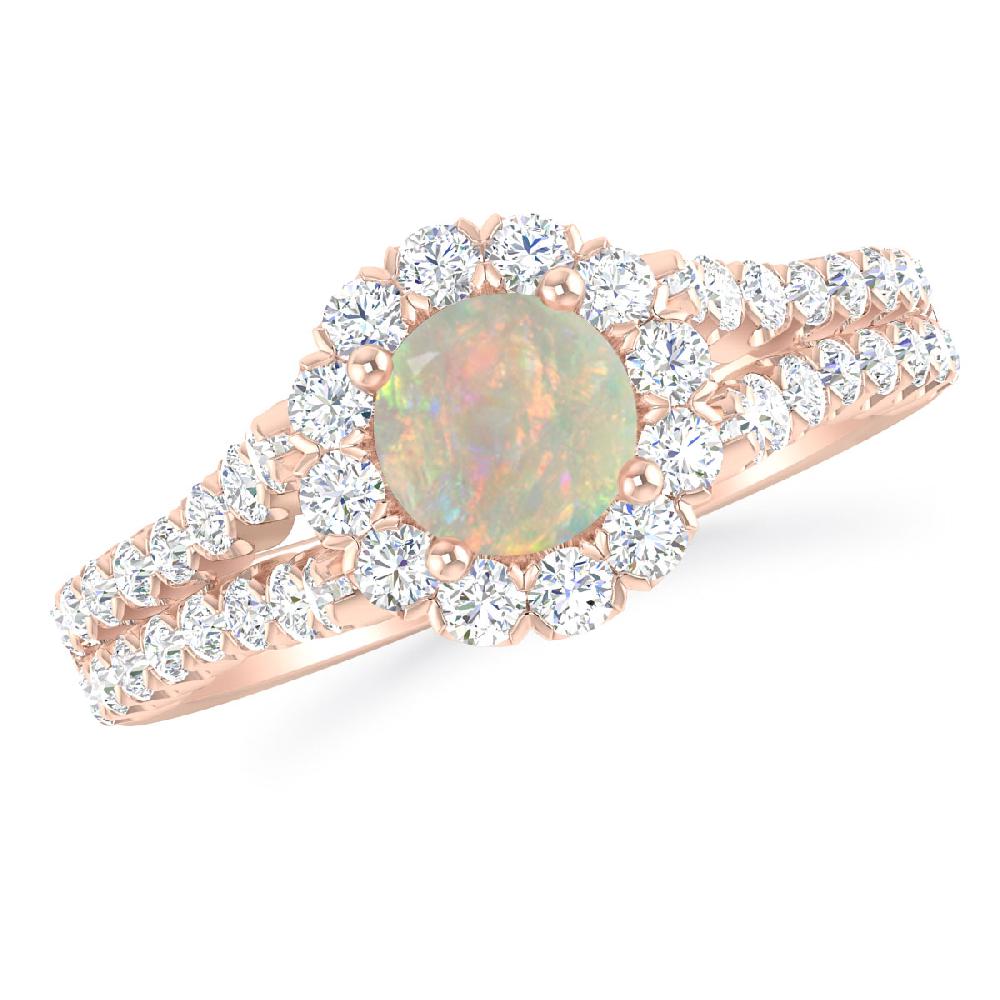 Rose Gold - Opal