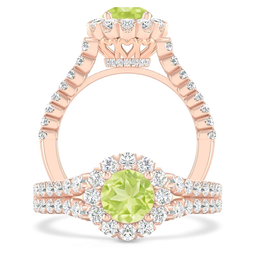 Rose Gold - Peridot