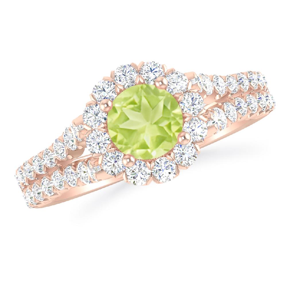 Rose Gold - Peridot