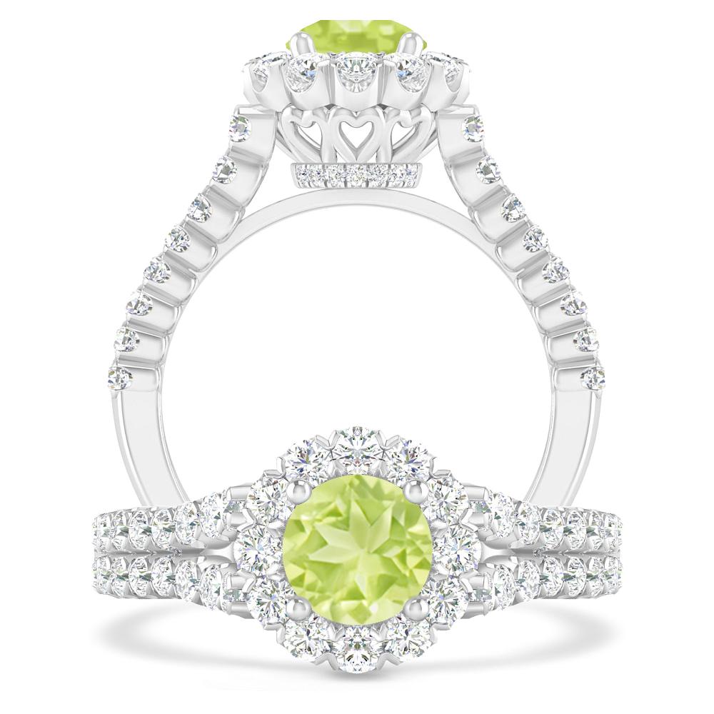 White Gold - Peridot