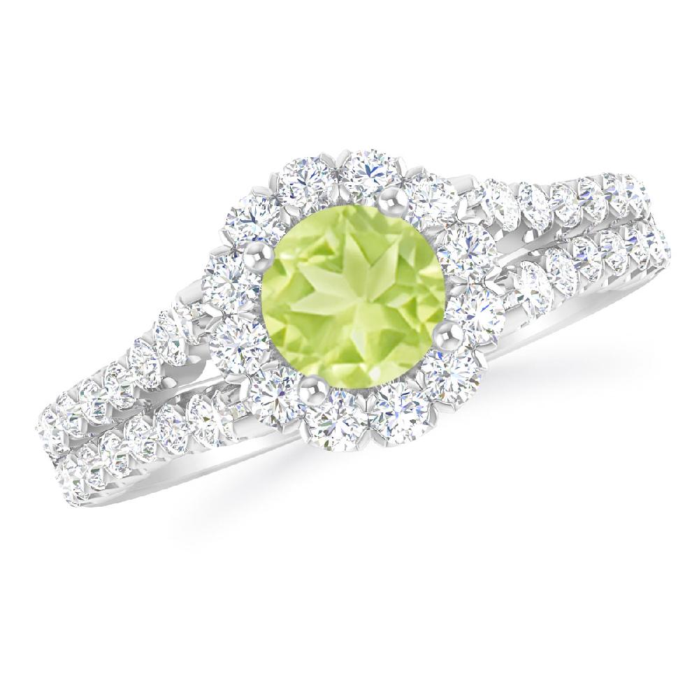 White Gold - Peridot