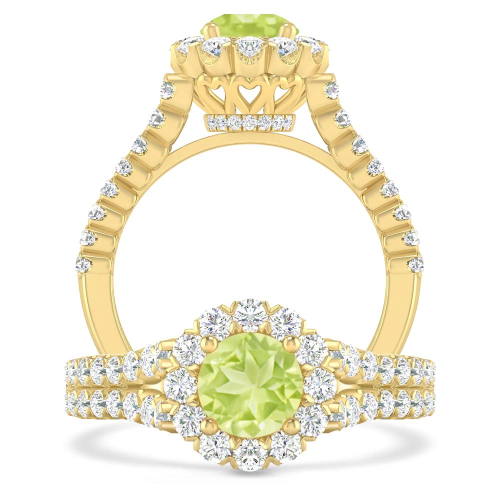 Yellow Gold - Peridot