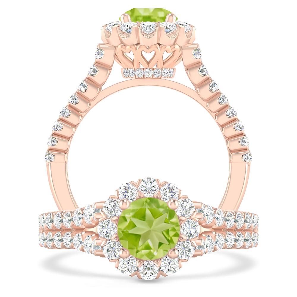 Rose Gold - Peridot