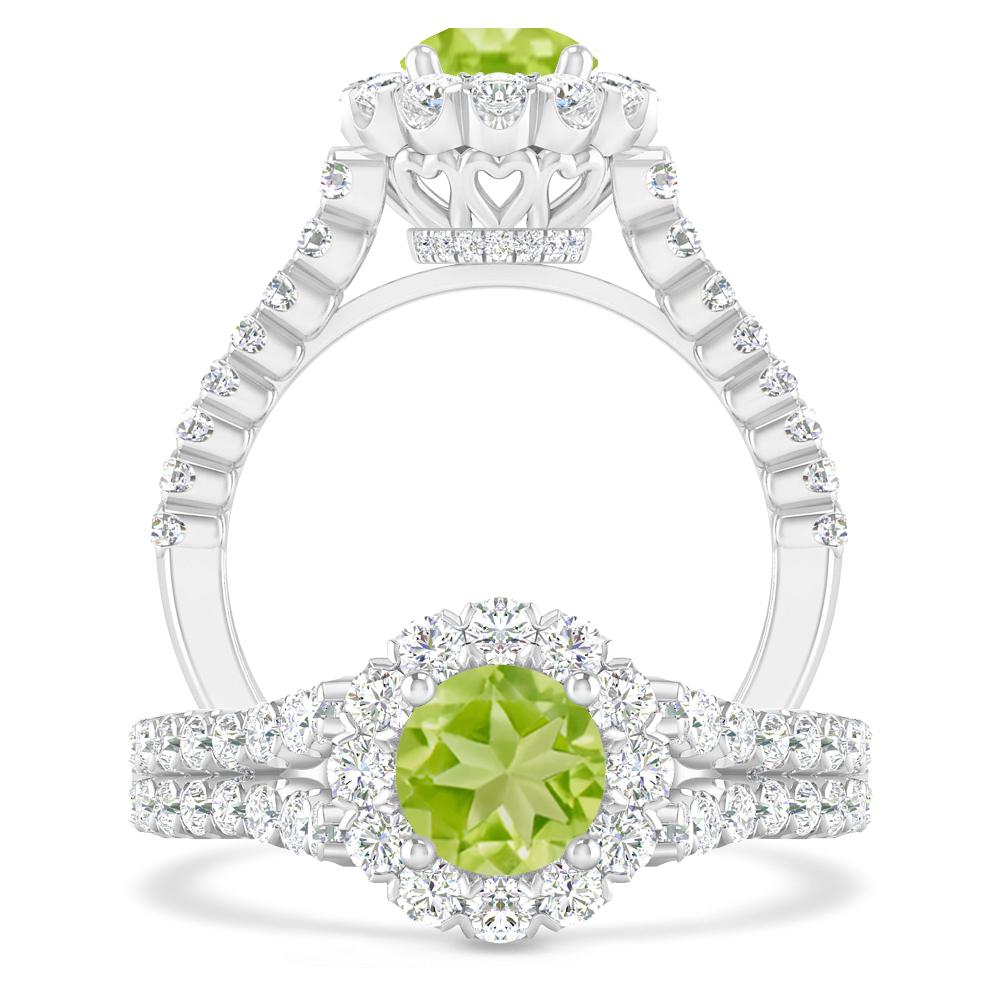 White Gold - Peridot