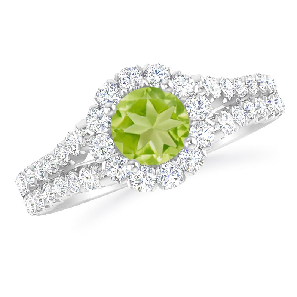 White Gold - Peridot