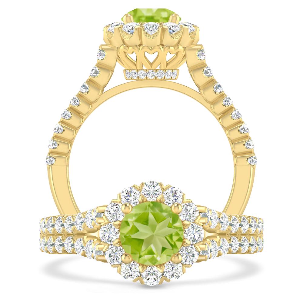 Yellow Gold - Peridot