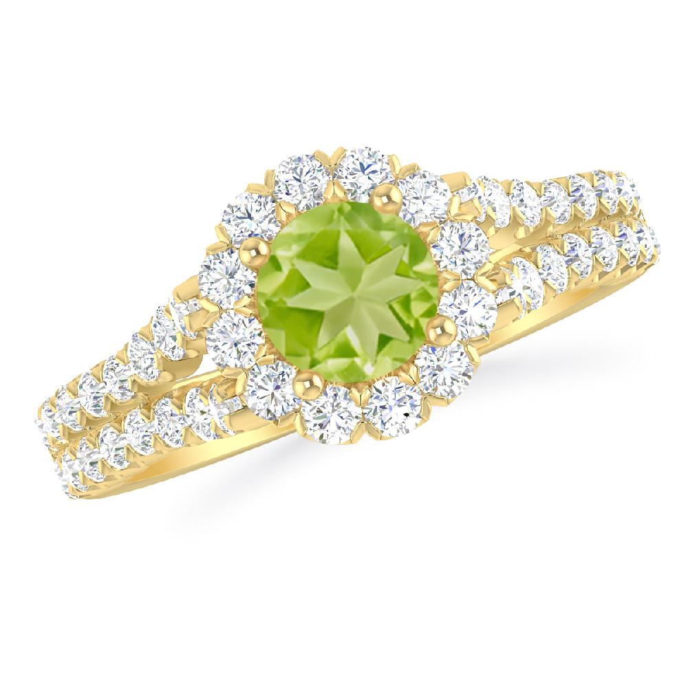 Yellow Gold - Peridot