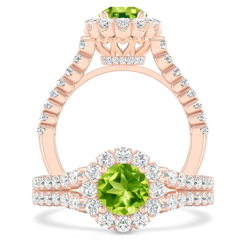 Rose Gold - Peridot