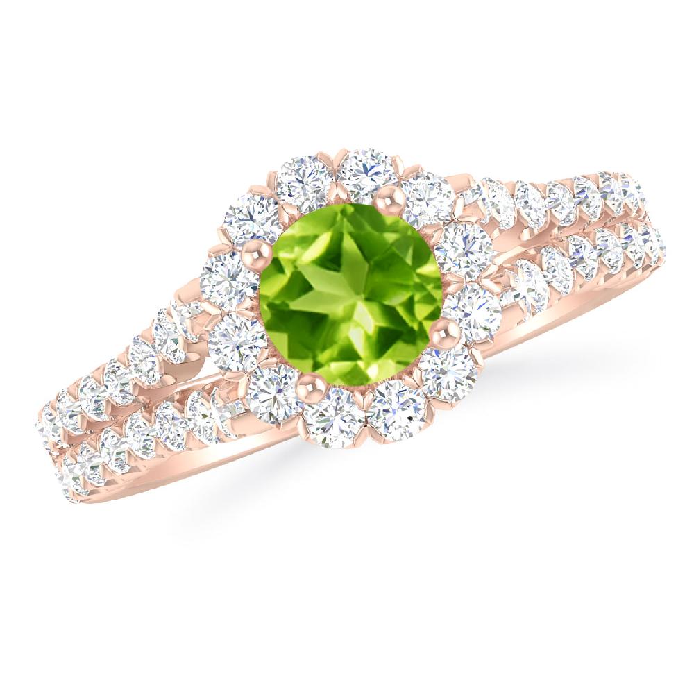 Rose Gold - Peridot