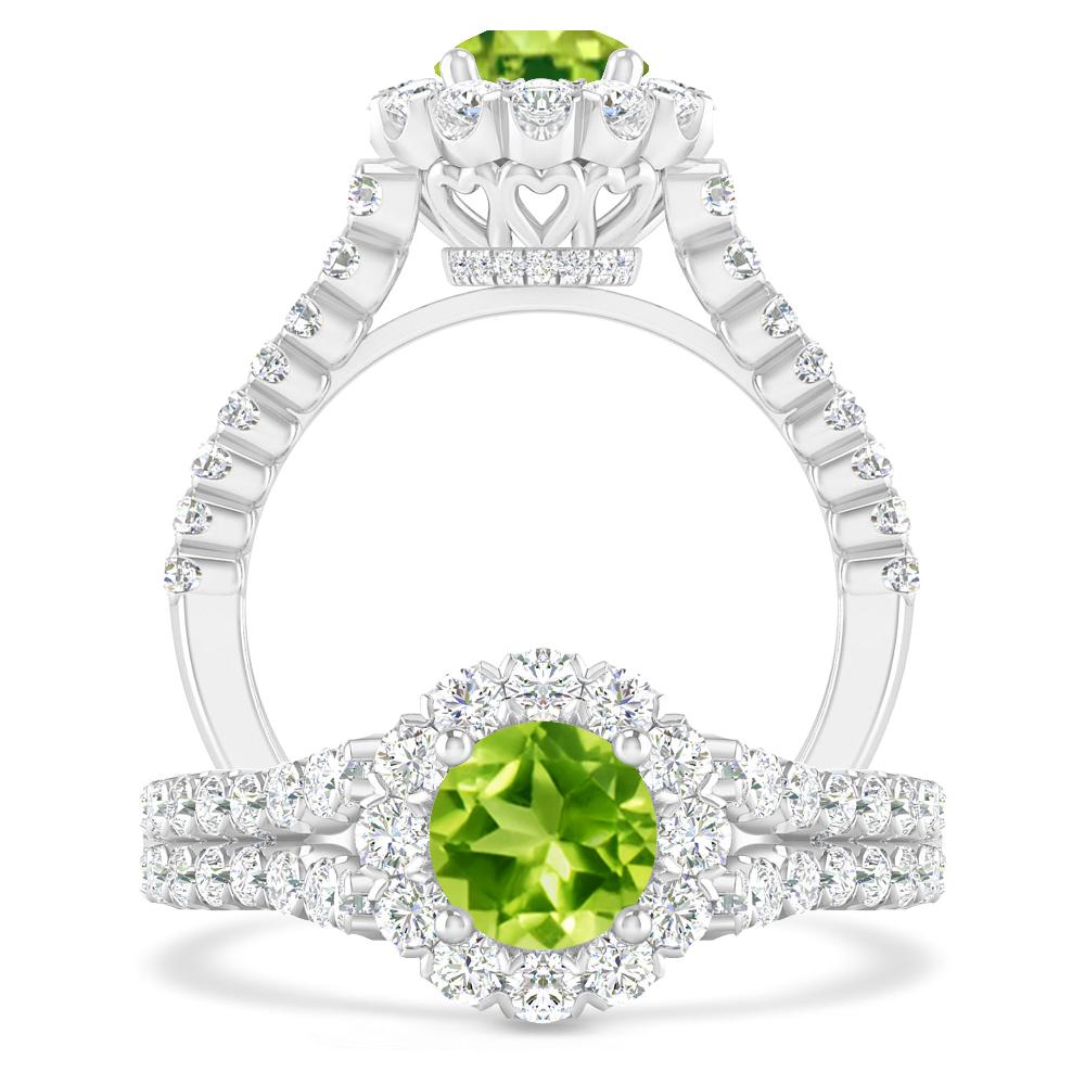 White Gold - Peridot