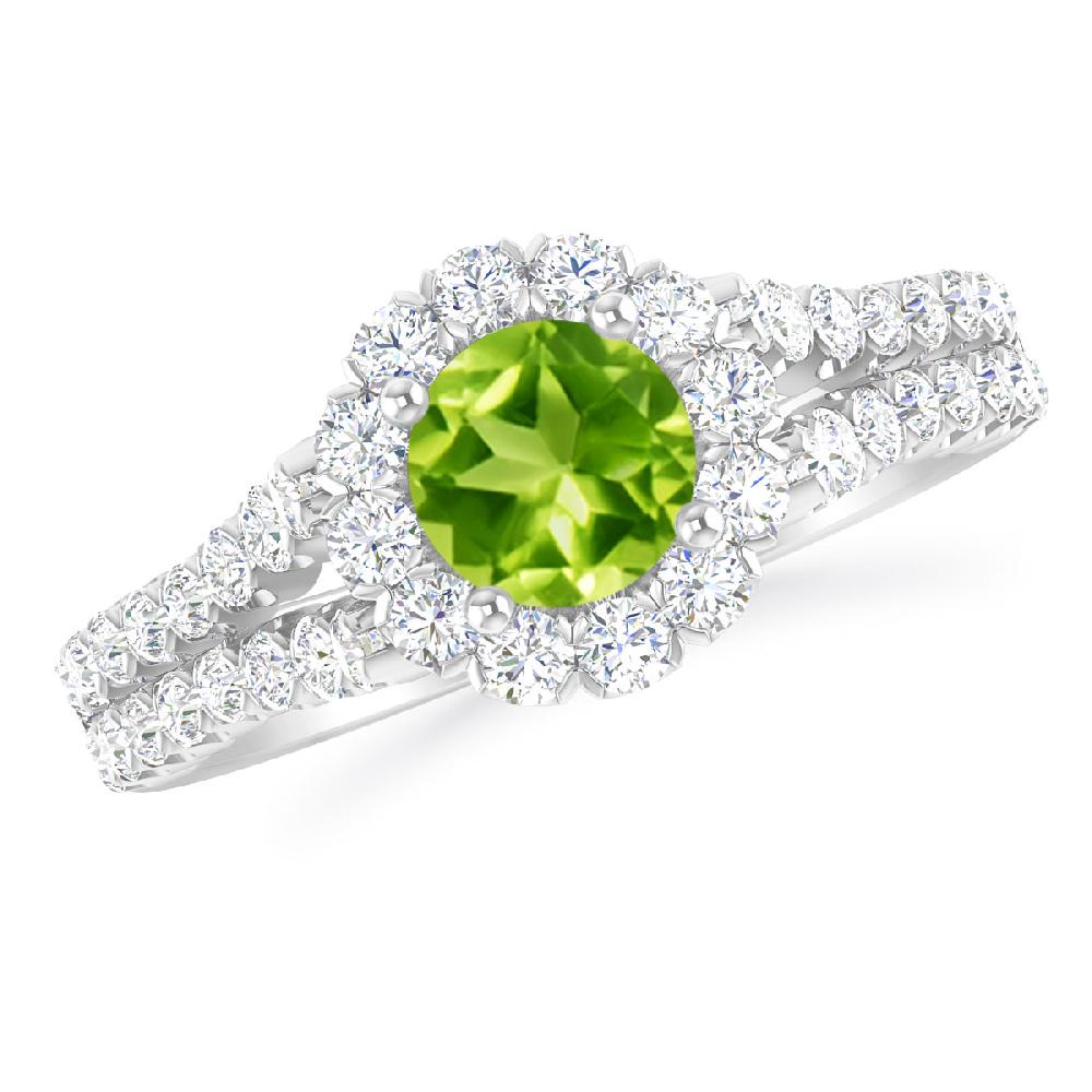 White Gold - Peridot