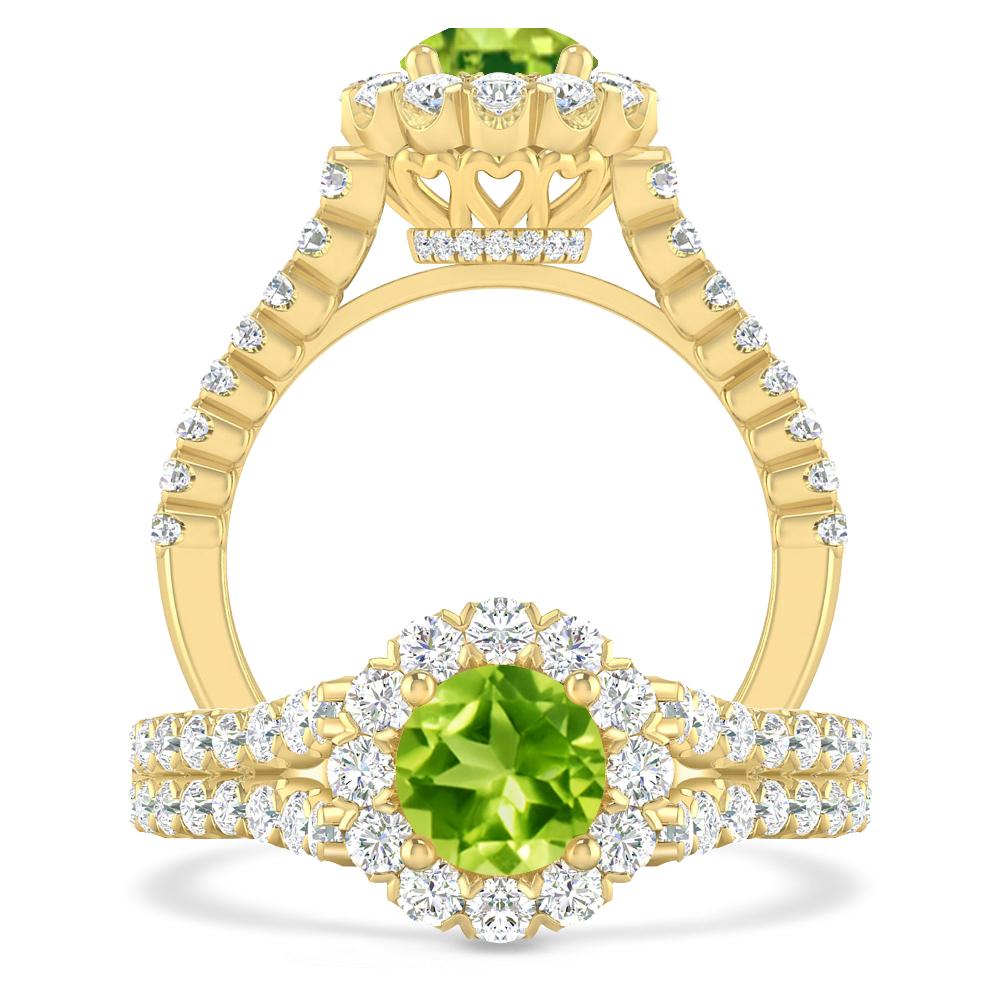 Yellow Gold - Peridot