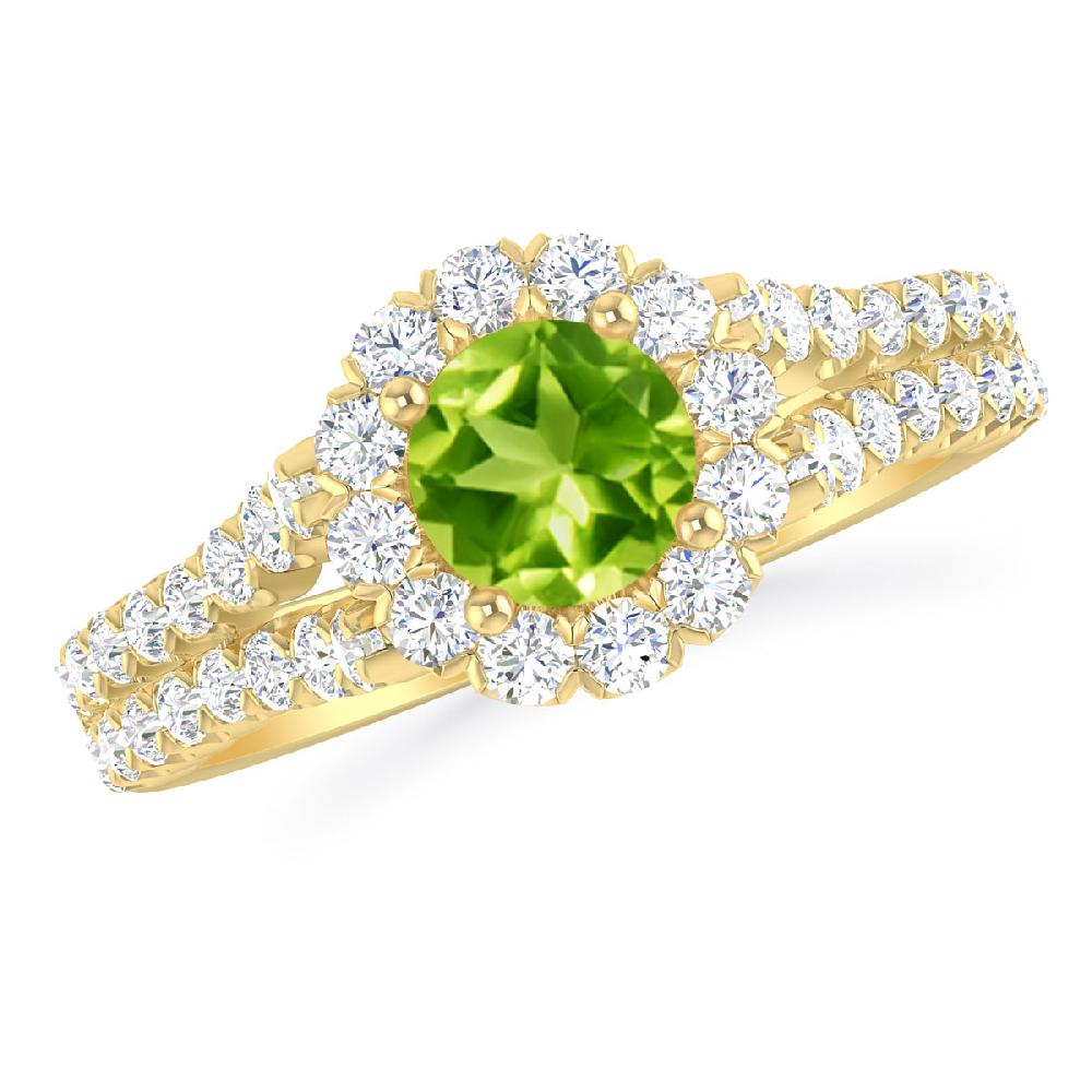 Yellow Gold - Peridot