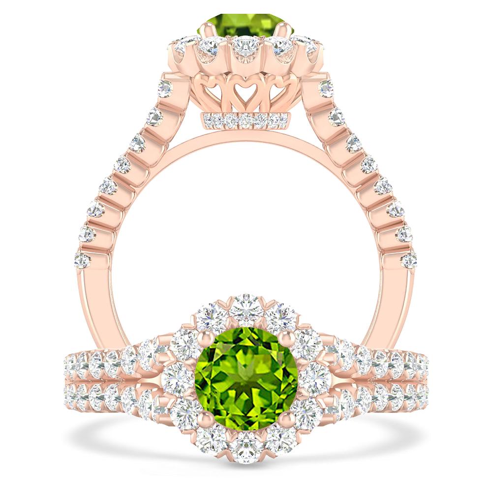 Rose Gold - Peridot