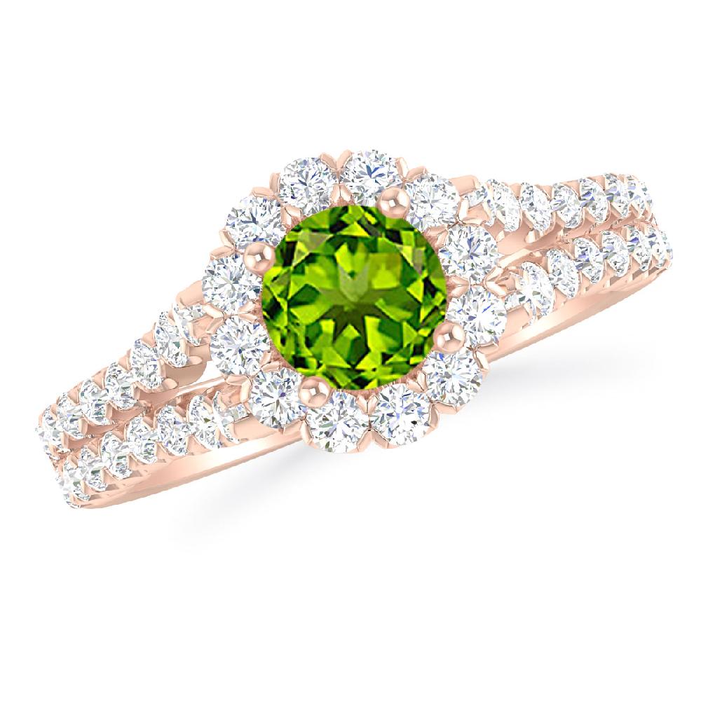 Rose Gold - Peridot